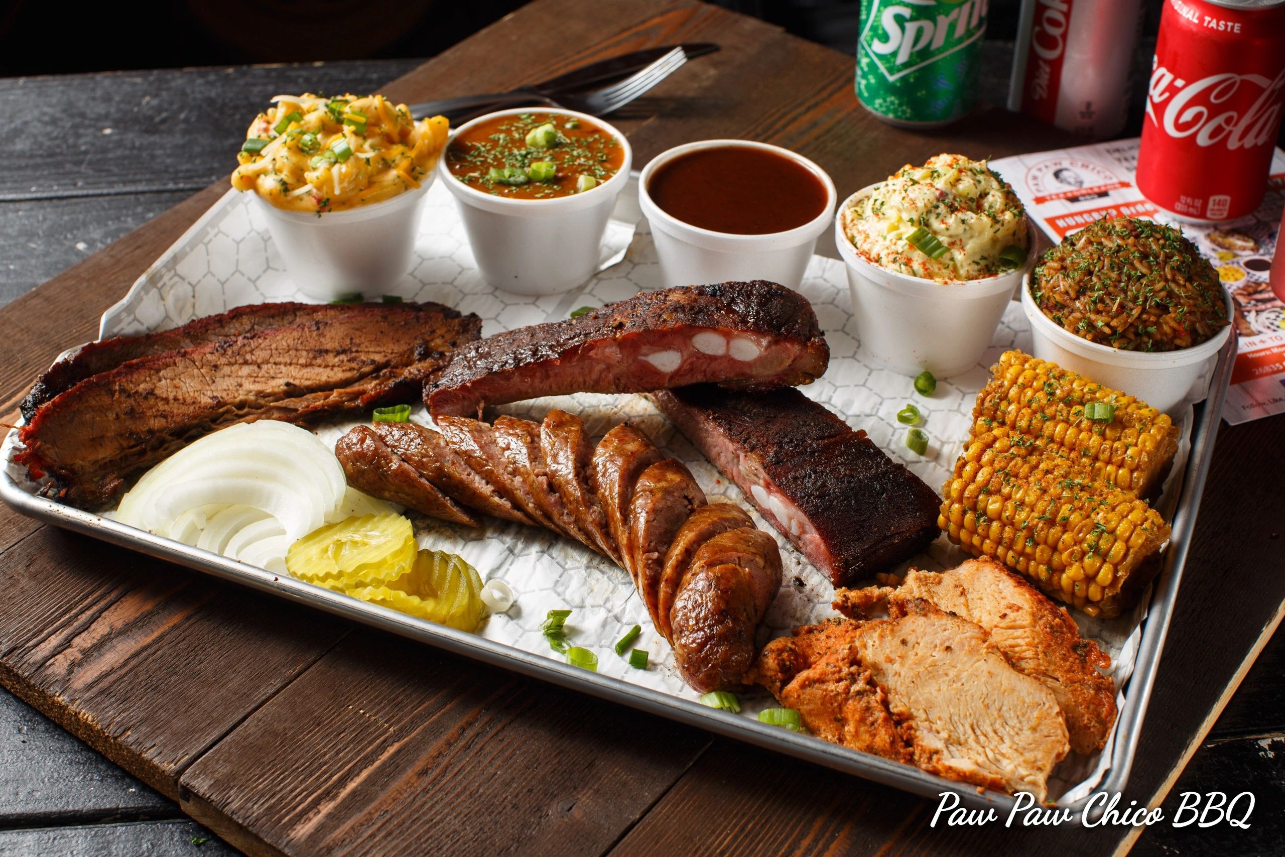 Paw Paw Chico TexOrleans BBQ Slow Smoked Brisket BBQ